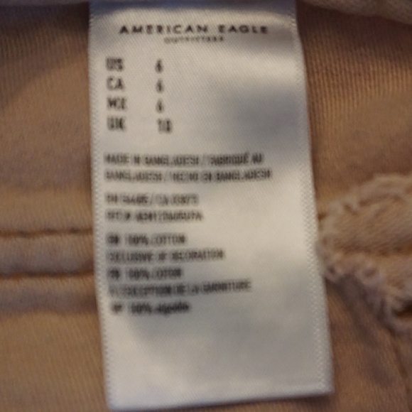 American Eagle TOMGIRL Shortie Shorts - Size 6 - Picture 4 of 4